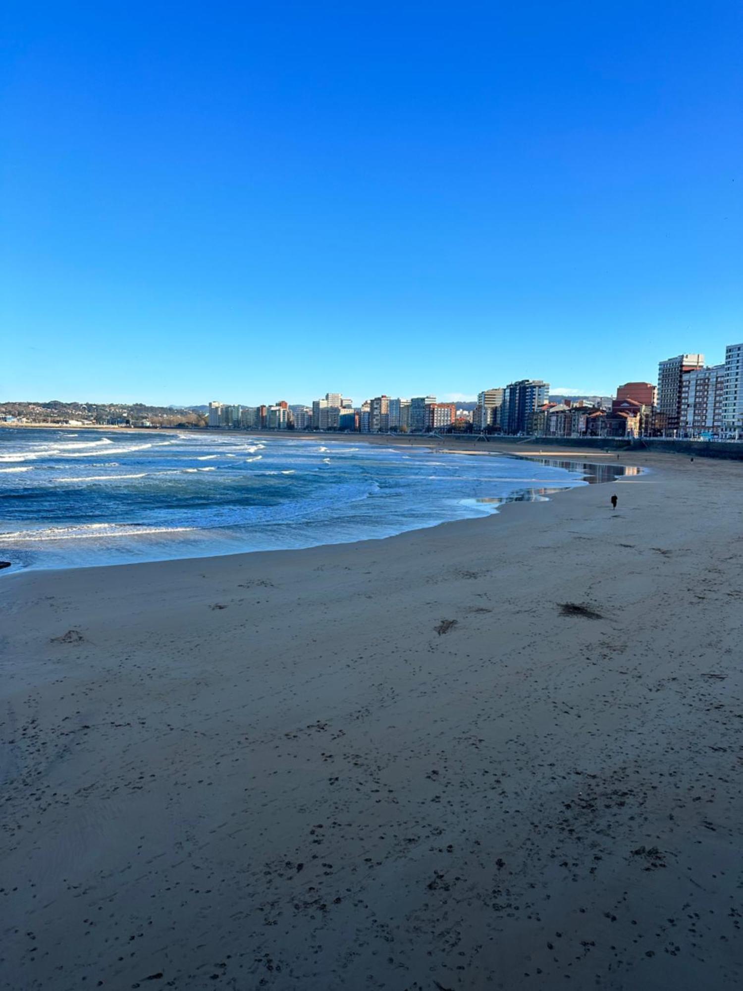 Apartamento Apartamento Playa San Lorenzo Gijón Exterior foto